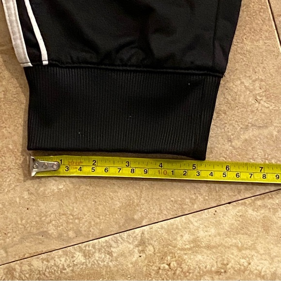 Mens Highlands Stretch Jogger Pants Size XL Black With Side White Striped - Picture 5 of 10